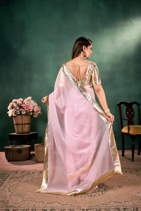 Pink__Crystal_Orgenza_Saree_With_Lampi_Border_Golden_And_Silver_Lace_In_Saree_And_With_Lace_Blouse_Febric
