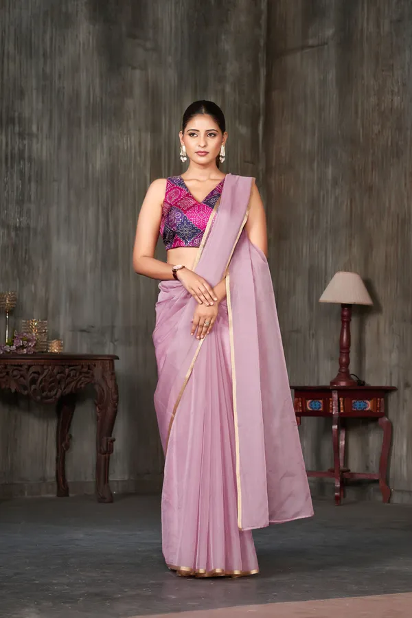 Pink__Cloud_Organza_Saree_With_Golden_Border_All_Saree