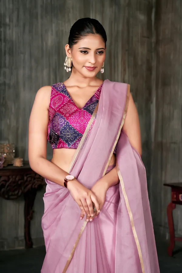 Pink__Cloud_Organza_Saree_With_Golden_Border_All_Saree
