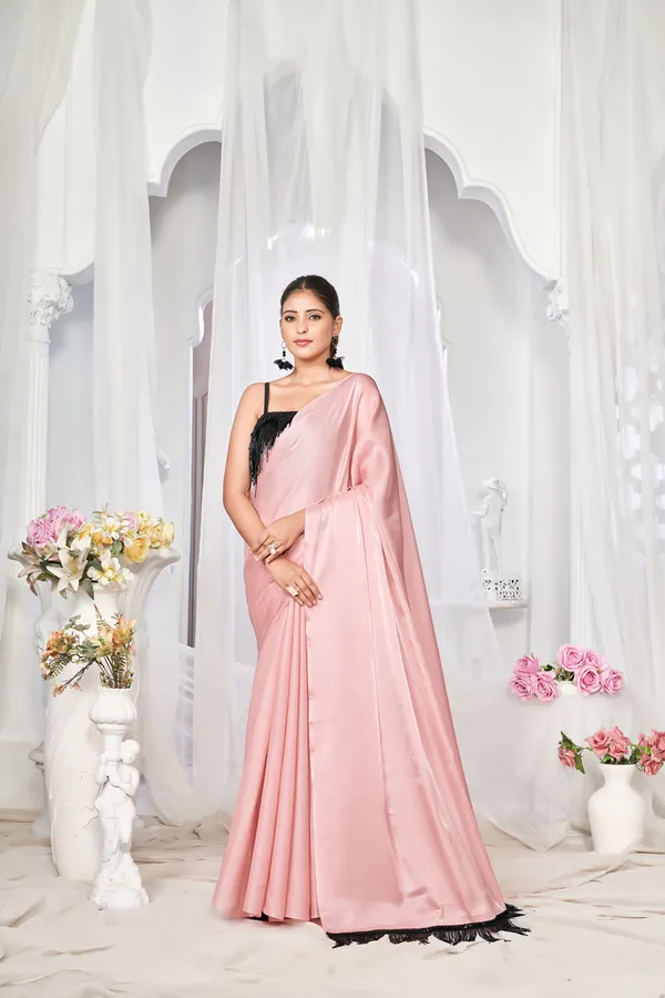 Pink__Saree_Falling_Leaves_Sparkle_Made_By_Klishaa