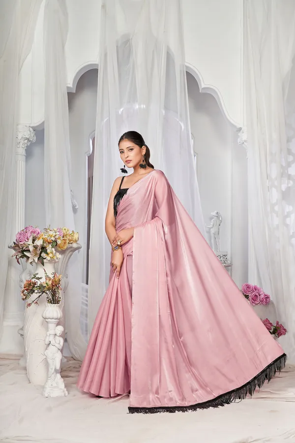 Pink__Saree_Falling_Leaves_Sparkle_Made_By_Klishaa