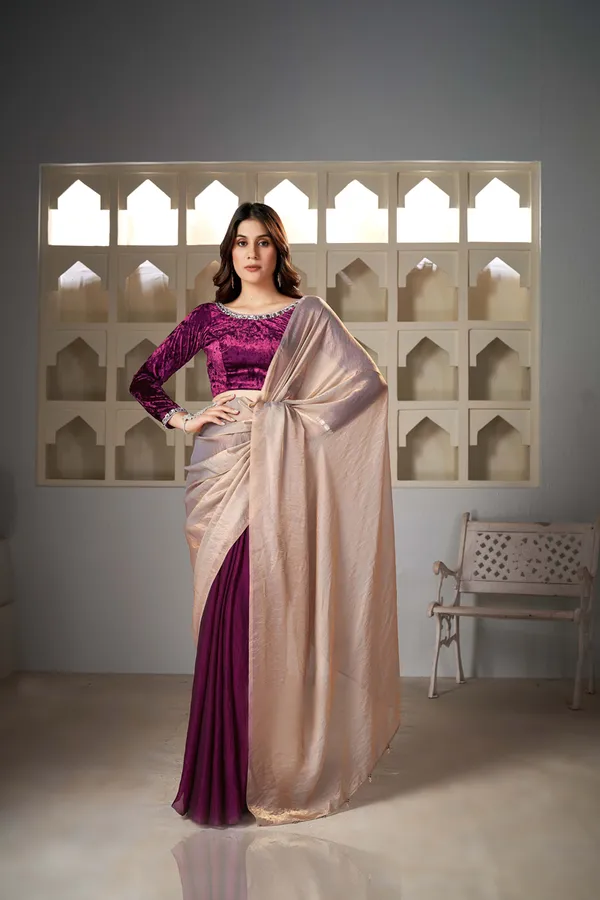 Pink___Chiffon_Georgette_Saree_With_Blouse_Fabric
