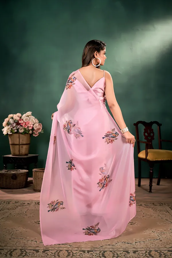 Pink_Baby_Pink_A_Pure_Slik_Organza_Spprow_Print