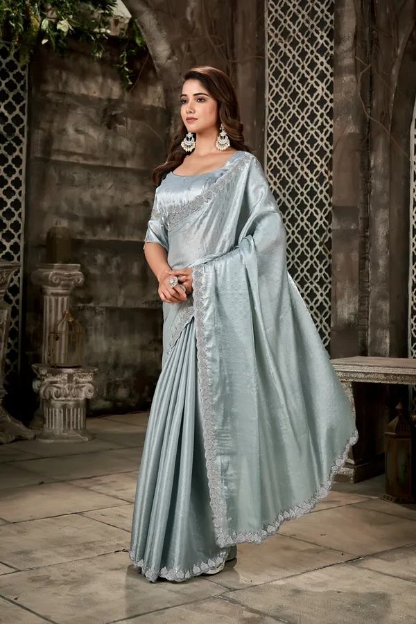 Grey__Satin_Silk_Saree_With_Dimond_Work_And_Cut_Border_Work