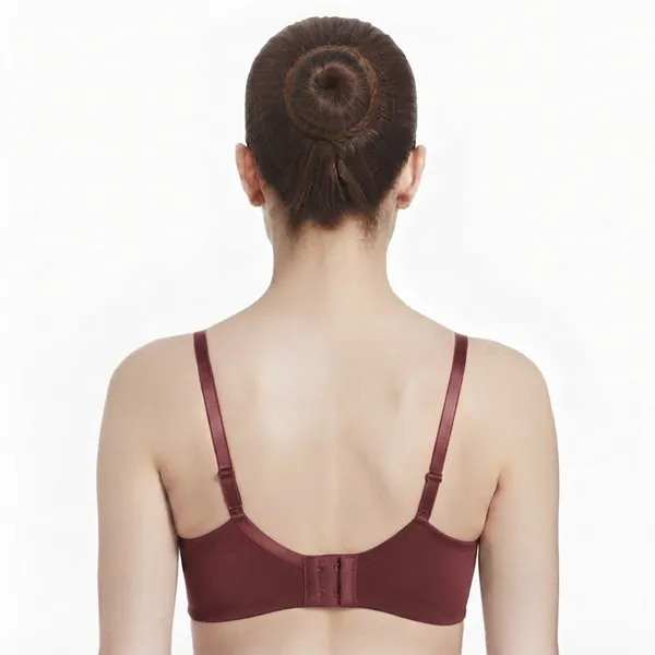 Maroon_Cotton_Padded_Bra_For_Women