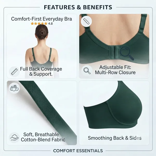 Bottle_Green_Cotton_Lace_Layered_Cup_Non-Padded_Bra_For_Women