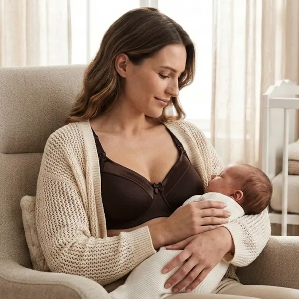 Brown_Cotton_Padded_Feeding_Bra_For_Women