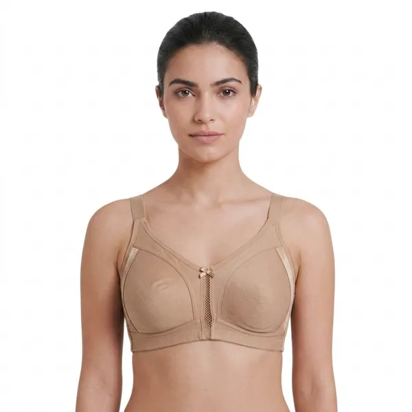 Nude_Cotton_Center_Lace_Non-Padded_Bra_For_Women