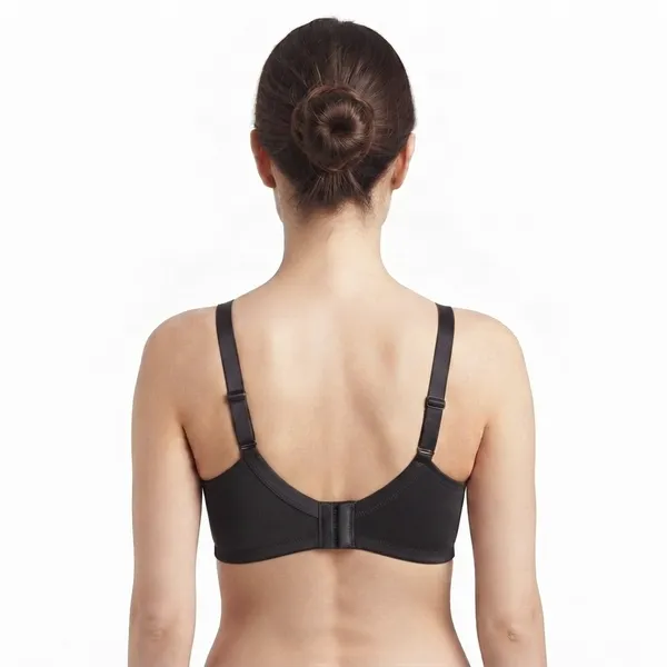 Black_Cotton_Lace_Layered_Cup_Non-Padded_Bra_For_Women