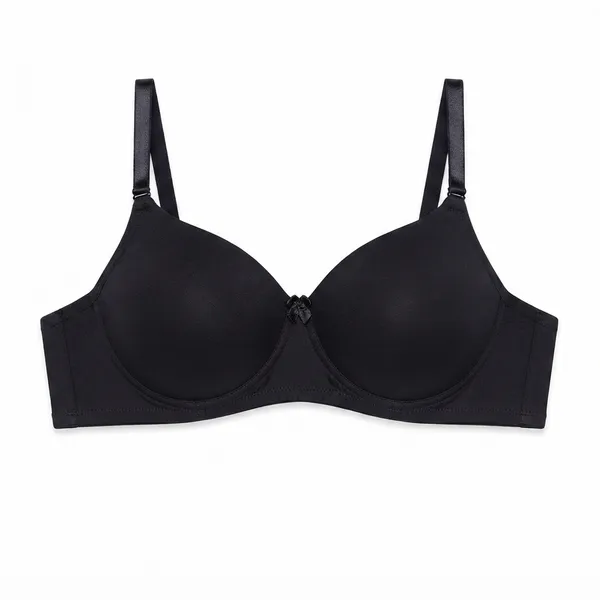 Black_Cotton_Padded_Bra_For_Women