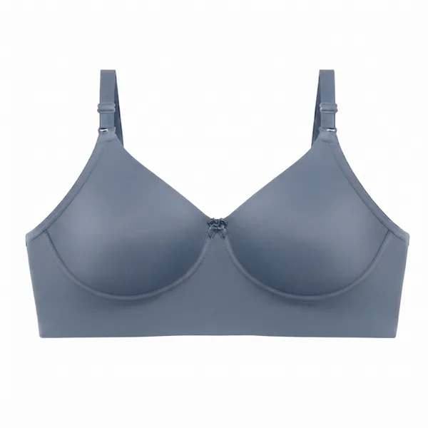 Candy_V_Neck_Non_Padded_Multi_Layered_Cup_Bra_-_Silver_Blue