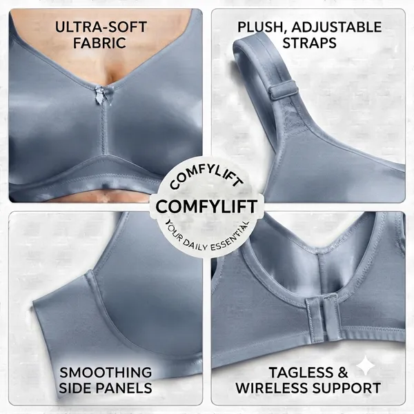 Candy_V_Neck_Non_Padded_Multi_Layered_Cup_Bra_-_Silver_Blue