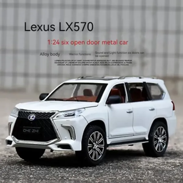 LEXUS_1:24_Die-Cast_Metal_Collectible_Car_with_Opening_Doors_and_Bonnet