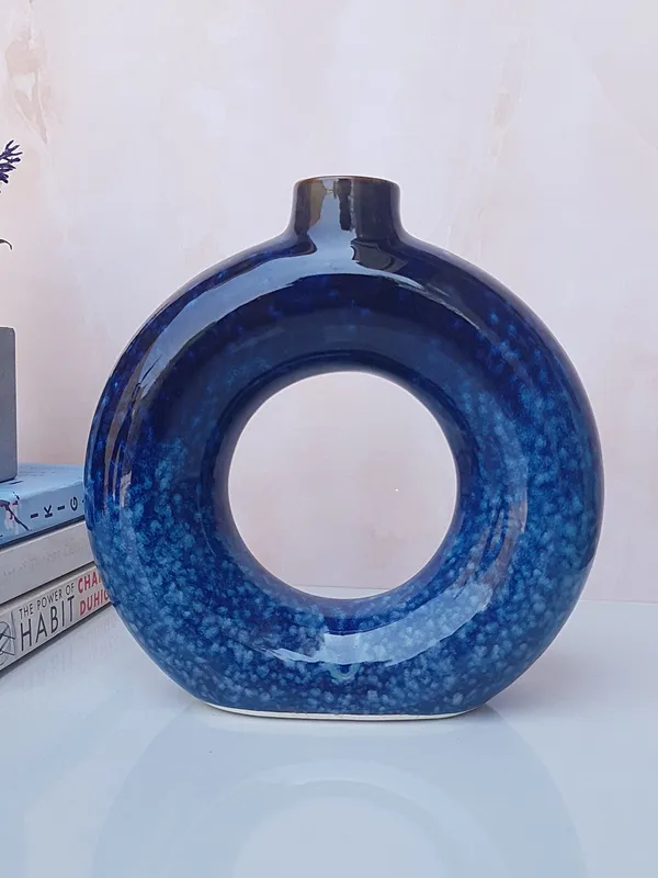 Blue_Ceramic_Ring_Shape_Vase_(Set_of_2)