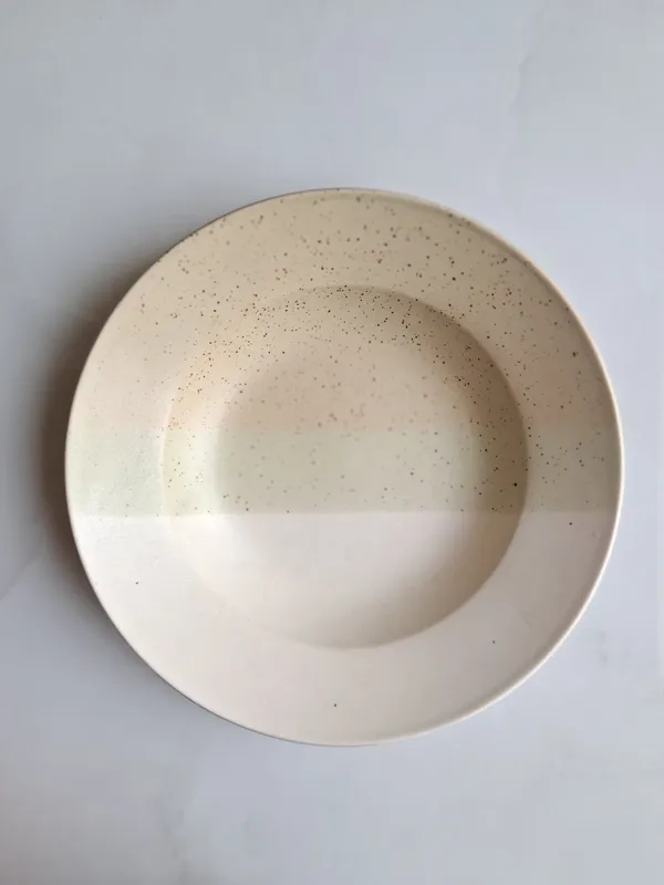 Handcrafted_Beige_Pasta_Plate_?_Artisan_Ceramic_Dish_for_Stylish_Dining