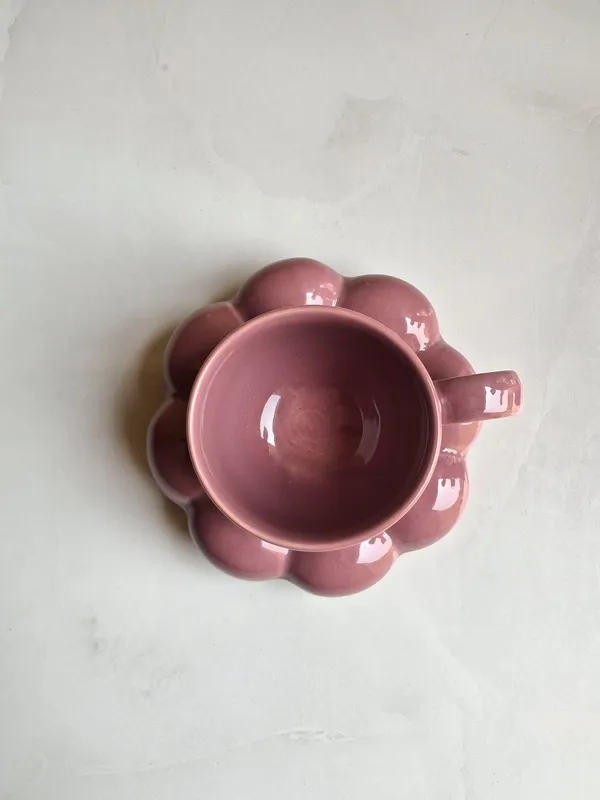Magenta_Glaze_Finish_Small_Cup_With_Stylish_Saucer(Set_of_2)