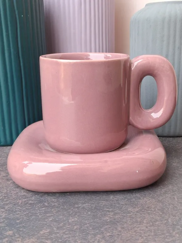 Magenta_Large_Stylish_Mug_&_Saucer_Set(Set_of_2)-_350ml