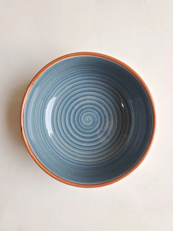 Handcrafted_Cream_Ceramic_7"_Serving_Cum_Snack_Bowl_(Pack_Of_1)