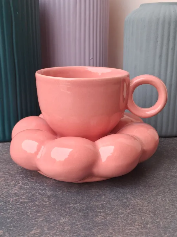Pink_Glaze_Finish_Small_Cup_With_Stylish_Saucer(Set_of_2)