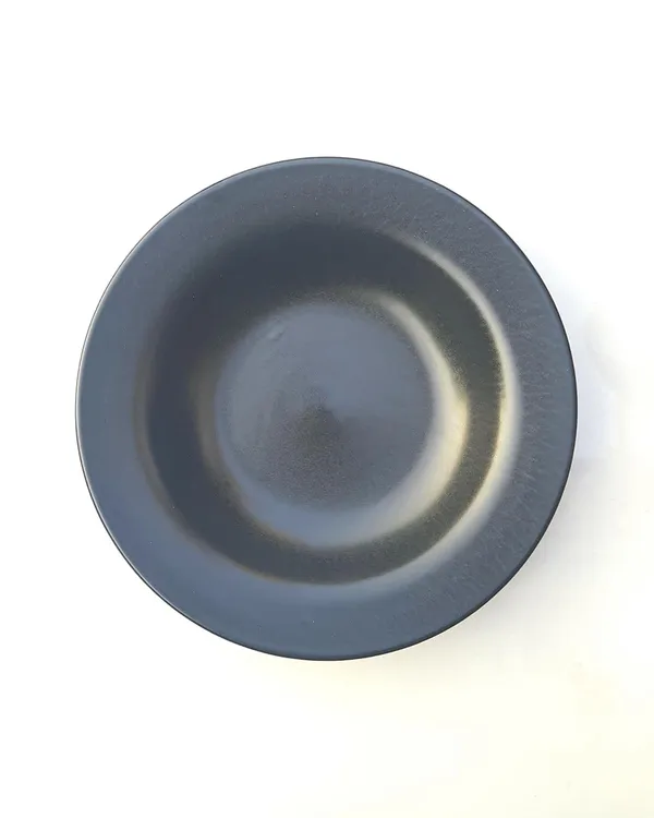 Medium_Ceramic_Pasta_Plate_-_23x23x5_cm,_Matte_Black,_Handcrafted_in_India_Black