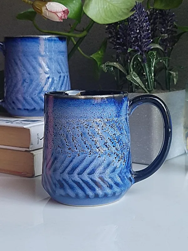 Petite_Ceramic_Coffee_Mug:_Artisanal_Charm,_Glossy_Finish_-_Blue