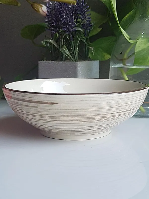 Ceramic_Handcrafted_Cream-Glaze_Finish_Serving_Cum_Snack_Bowl