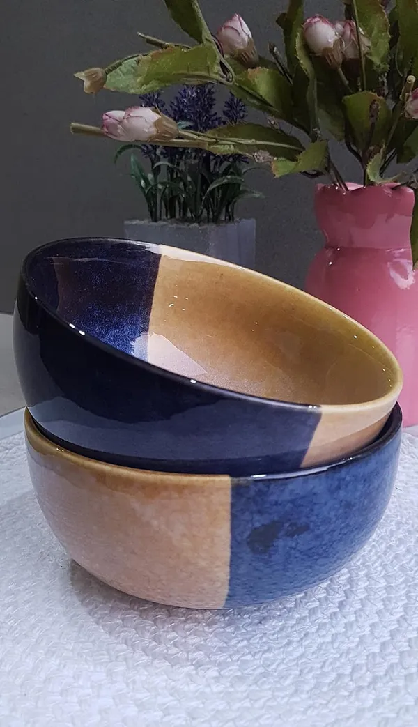 Ceramic_Handcrafted_Glaze_Finish_Blue_&_Brown_Dual-Color_Serving_Cum_Snack_Bowl:_(16cmx8cm)