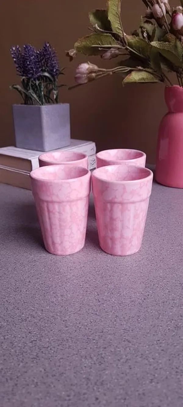 Handcrafted_Chai_Cup_Set_-_Elegant_Pink_Ceramic_Tea_Cups_(Set_of_4)