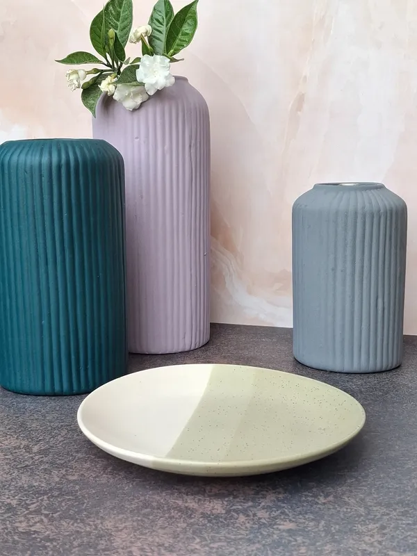 Beige_Tricolor_Ceramic_Quarter_Plate_Elegant_Dining_Essential