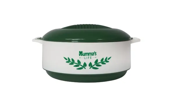 Green_Insulated_Casserole_Hot_Pot_With_Lid_Chapati_Box_For_Daily_Use