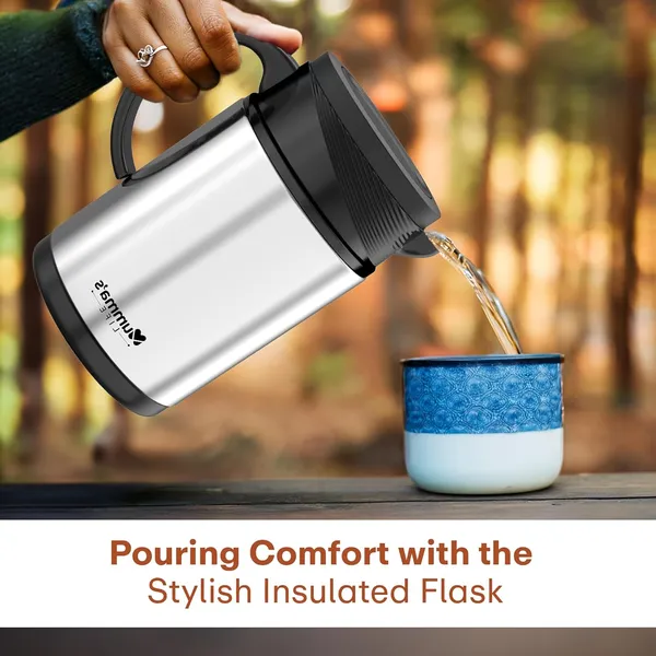 Silver_Steel_Thermal_Flask_And_Kettle_Leak-Proof,_Food-Grade_Plastic,_Insulated_Design