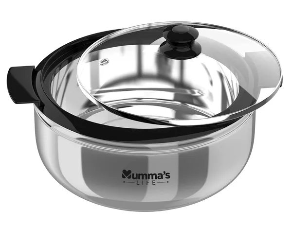 Silver_Insulated_Casserole_Hot_Pot_With_Lid_Chapati_Box_For_Daily_Use_Available_In_3_Different_Sizes