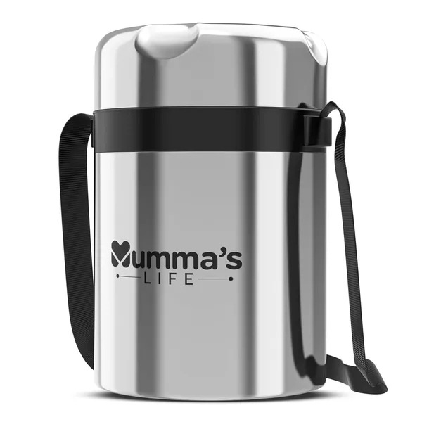 Silver_Stainless_Steel_Thermo_Lunch_Box_4_Leak-Proof_Containers_With_Lids_By_Steelo