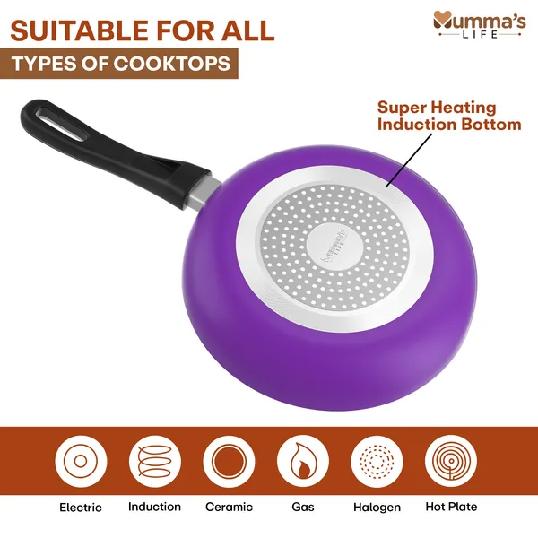 Purple_Non_Stick_Aluminium_Cookware_Set_With_Glass_Lid
