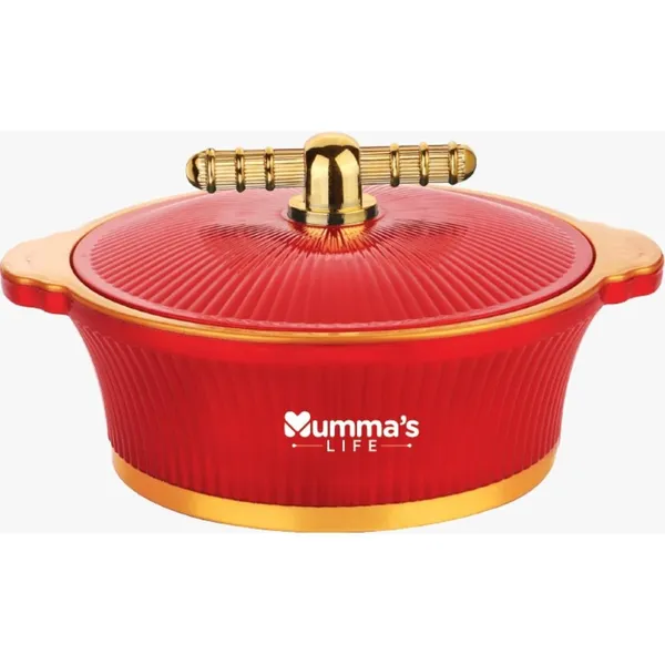 Red_Insulated_Casserole_Hot_Pot_With_Lid_Keeps_Chapati_Fresh,_Ideal_For_Daily_Use