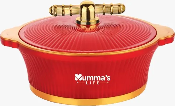 Red_Insulated_Casserole_Hot_Pot_With_Lid_Keeps_Chapati_Fresh,_Ideal_For_Daily_Use