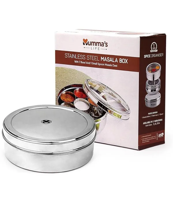 Stainless_Steel_Masala_Dabba_Or_Spice_Box_With_Plain_Lid_7_Containers_And_1_Small_Spoons