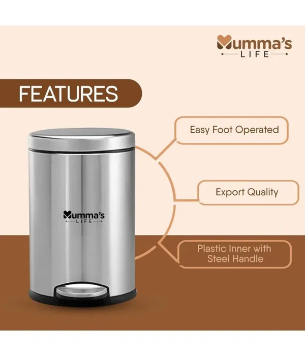 Stainless_Steel_Plain_Pedal_Bin_With_Plastic_Bucket_And_Lid