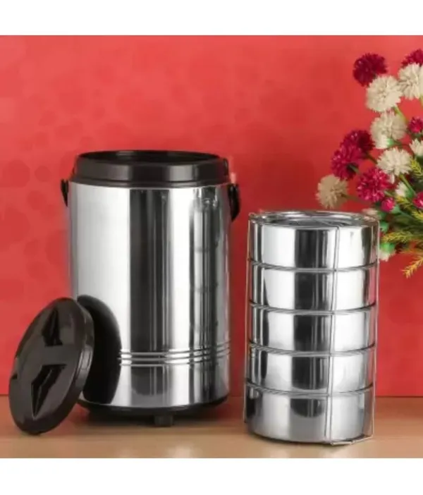 Stainless_Steel_Office_Tiffin_Box_Set_5_Multipurpose_Containers_With_Silver_Finish