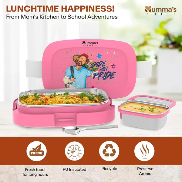 Pink_Stainless_Steel_Tiffin_Box_With_4_Side_Lock_Lid_And_Inner_Stainless_Steel_Container