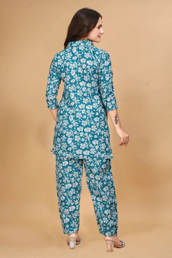 Skyblue_Polyester_Printed_Regular_Fit___Co-Ord_Set_For_Women