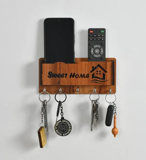 Brown_Wooden_Sweet_Home_Unique_Wooden_Key_Holder_For_Wall_Decor_With_Key_Organizer_For_Home_Decoration