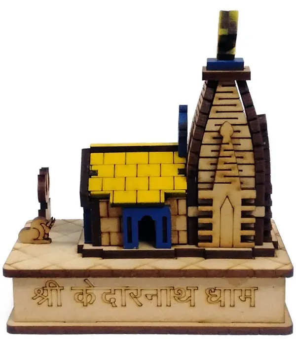Brown_Wooden_Kedarnath_Ji_Hand_Crafted_Wooden_Kedarnath_Dham