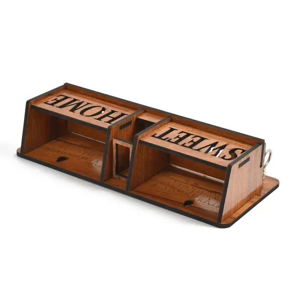 Brown_Wooden_Sweet_Home_Key_Organizer,_Designer_Key_Hanger