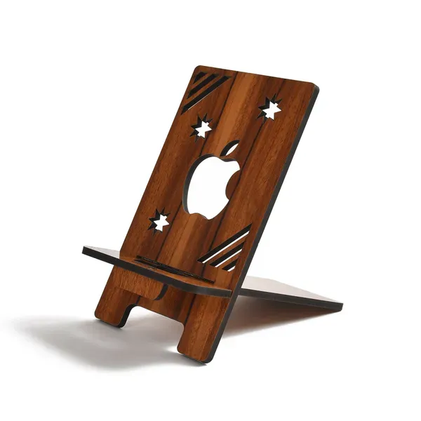 Brown_Wooden_Portable_Mobile_Stand_For_Home,_Office_Table,_Compatible_With_All_Smartphone