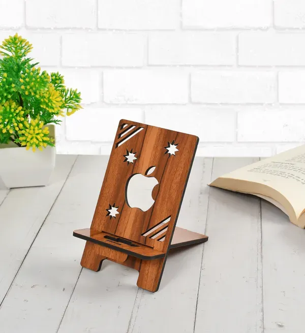 Brown_Wooden_Portable_Mobile_Stand_For_Home,_Office_Table,_Compatible_With_All_Smartphone