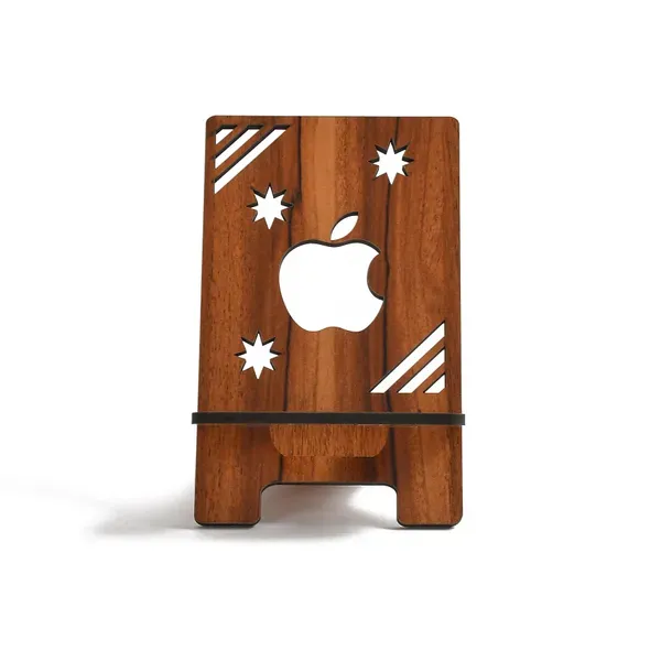 Brown_Wooden_Portable_Mobile_Stand_For_Home,_Office_Table,_Compatible_With_All_Smartphone