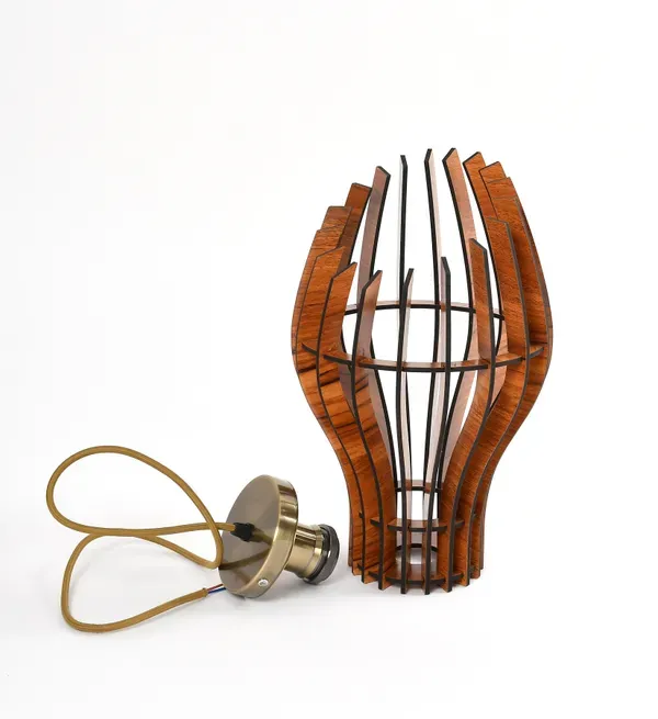 Brown_Wooden_Ceiling_Hanging_Pendant_Lamp,_Wooden_Round_Chandelier_Light_With_Gold_Bulb_holder_and_wire