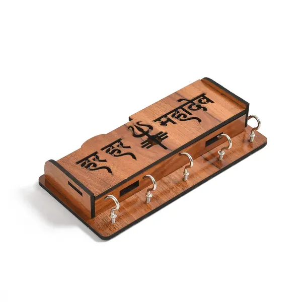 Brown_Wooden_Har_-_Har_Mahadev_Unique_Wooden_Key_Holder_For_Wall_Decor