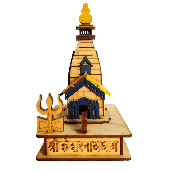 Brown_Wooden_Handicraft_&_Artifact_Showpiece_Shri_Kedarnath_Home_Tample_12_Cm